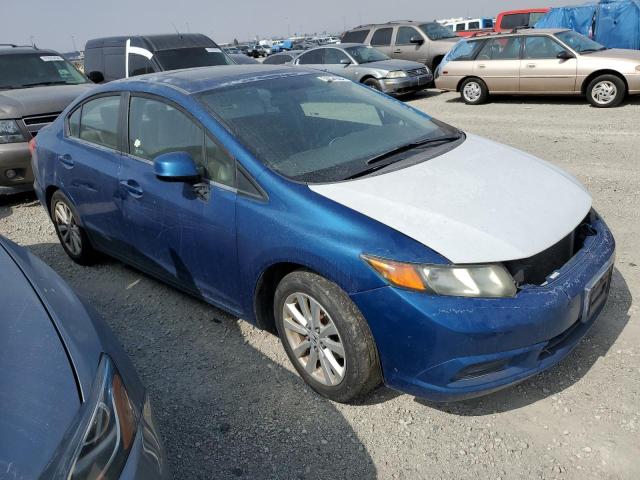 19XFB2F80CE315793 - 2012 HONDA CIVIC EX BLUE photo 4