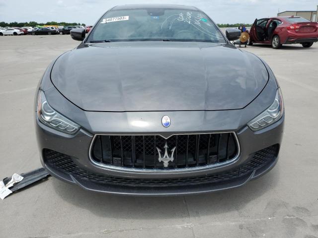 ZAM57XSA2H1206583 - 2017 MASERATI GHIBLI GRAY photo 5