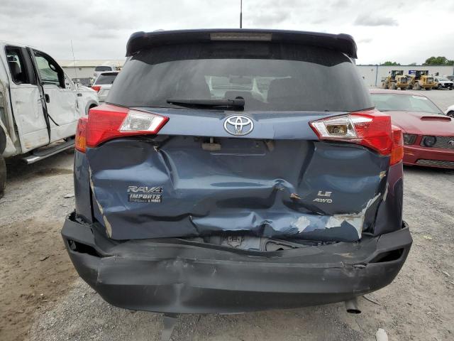 2T3BFREVXDW023402 - 2013 TOYOTA RAV4 LE BLUE photo 6