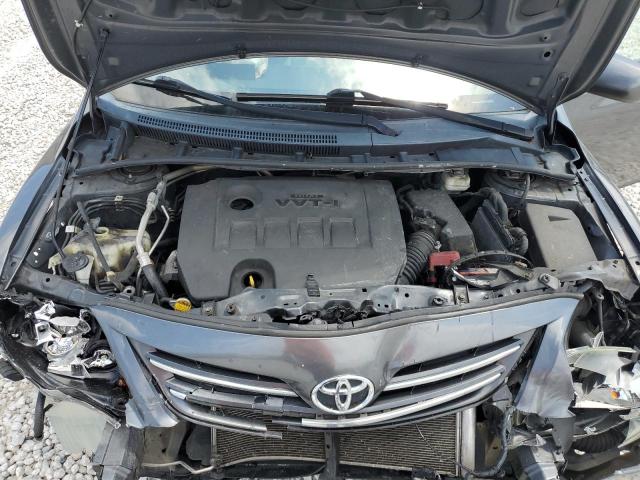 2T1BU4EE4DC931315 - 2013 TOYOTA COROLLA BASE GRAY photo 11