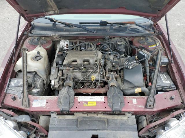 2G1WL52M3V1136268 - 1997 CHEVROLET LUMINA BASE BURGUNDY photo 11