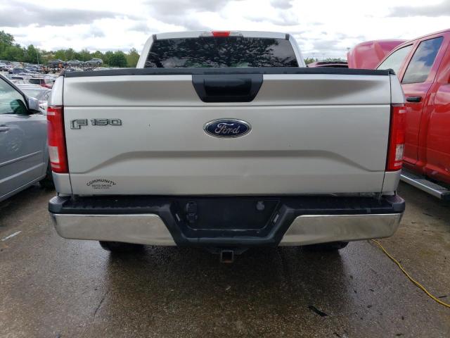 1FTEW1EP2FFC33626 - 2015 FORD F150 SUPERCREW SILVER photo 6