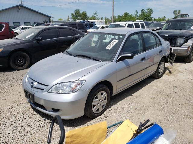 2HGES15134H538766 - 2004 HONDA CIVIC DX SILVER photo 1