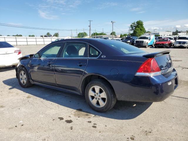 2G1WT57K791157315 - 2009 CHEVROLET IMPALA 1LT BLUE photo 2