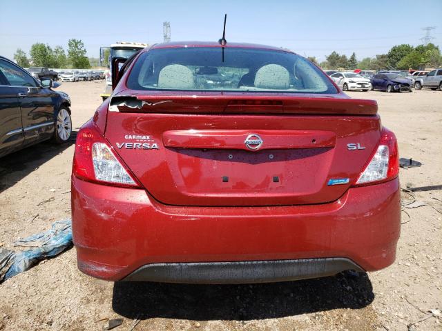 3N1CN7AP3GL861210 - 2016 NISSAN VERSA S RED photo 6