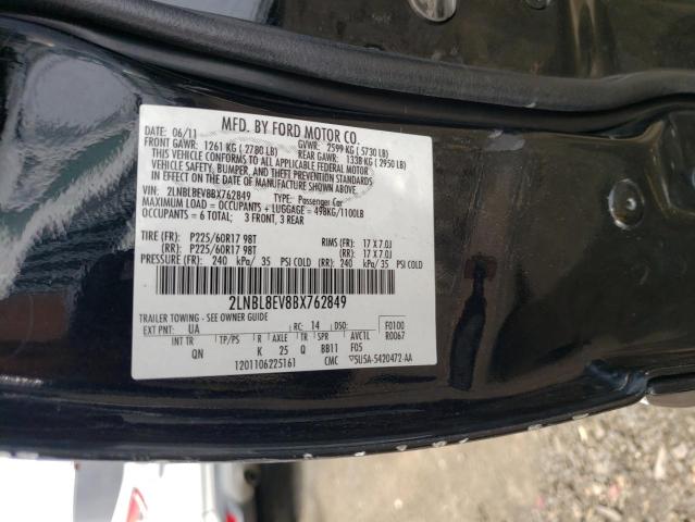 2LNBL8EV8BX762849 - 2011 LINCOLN TOWN CAR EXECUTIVE L BLACK photo 12