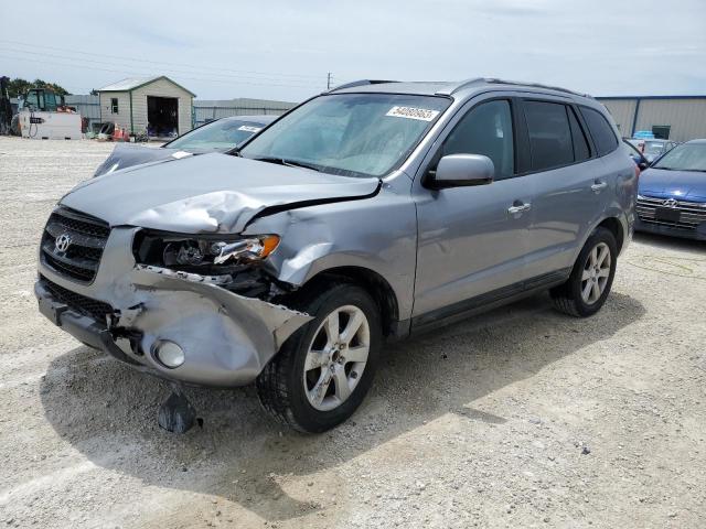 5NMSH13E48H141275 - 2008 HYUNDAI SANTA FE SE SILVER photo 1