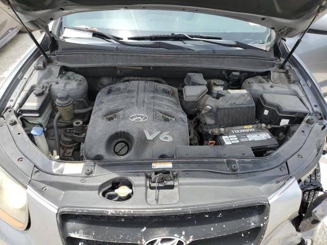 5NMSH13E48H141275 - 2008 HYUNDAI SANTA FE SE SILVER photo 12