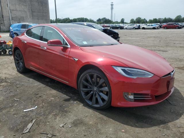 5YJSA1E27HF183724 - 2017 TESLA MODEL S Qırmızı foto 4