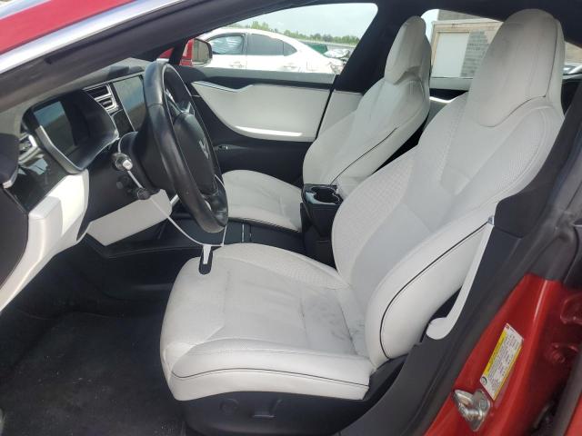 5YJSA1E27HF183724 - 2017 TESLA MODEL S Qırmızı foto 7