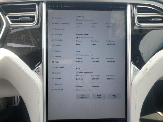 5YJSA1E27HF183724 - 2017 TESLA MODEL S Qırmızı foto 9