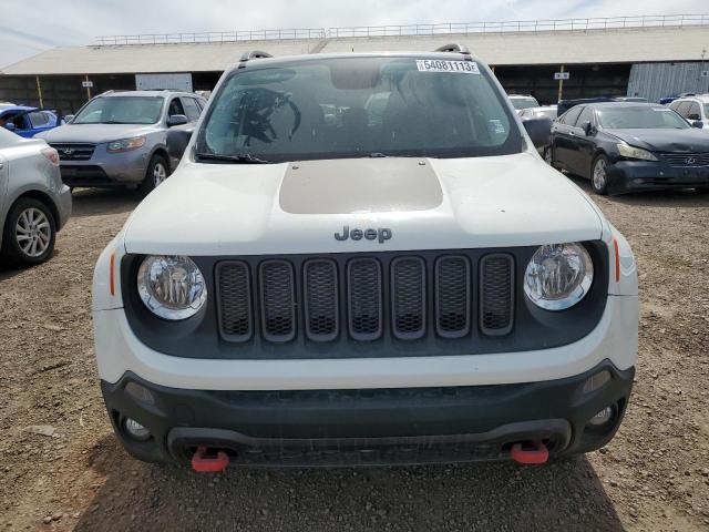 ZACCJBCB3HPE57281 - 2017 JEEP RENEGADE TRAILHAWK WHITE photo 5