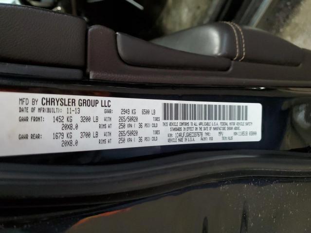 1C4RJFJG0EC337678 - 2014 JEEP GRAND CHER SUMMIT 黑色 照片 13