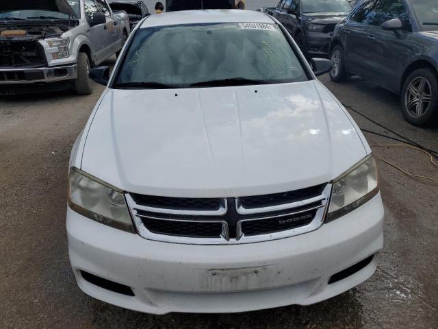 1B3BD4FB1BN608629 - 2011 DODGE AVENGER EXPRESS WHITE photo 5