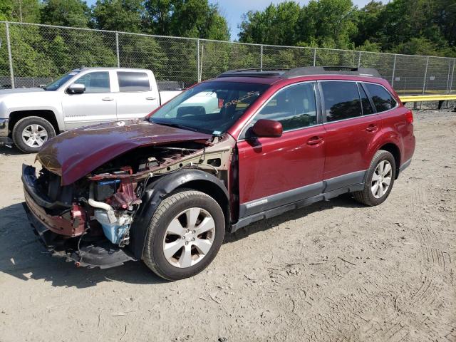 4S4BRBKC5B3351453 - 2011 SUBARU OUTBACK 2.5I LIMITED RED photo 1