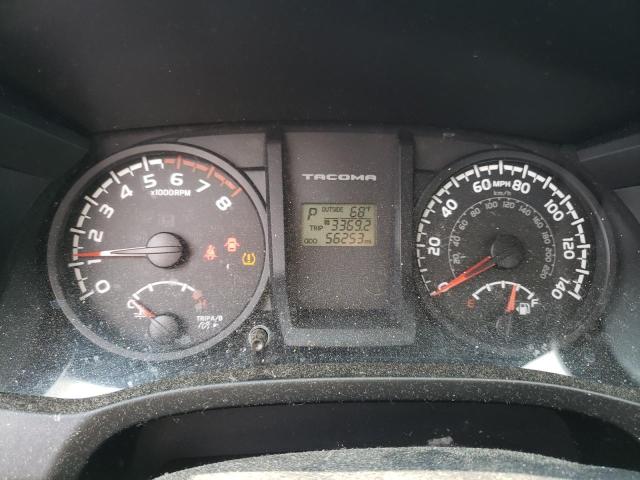 5TFRX5GN5HX074129 - 2017 TOYOTA TACOMA ACCESS CAB ვერცხლისფერი ფოტო 9