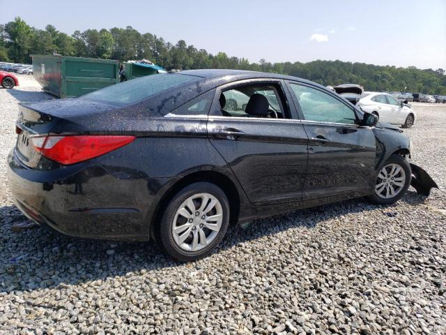 5NPEB4AC5CH436964 - 2012 HYUNDAI SONATA GLS BLACK photo 3