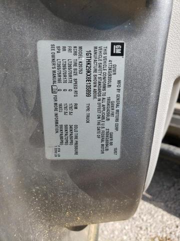 1GTHK29KX8E135899 - 2008 GMC SIERRA K2500 HEAVY DUTY GRAY photo 12