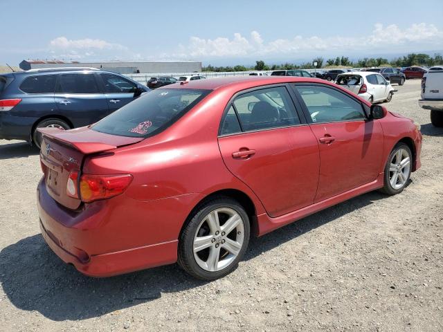 2T1BE4EE4AC045942 - 2010 TOYOTA COROLLA XRS RED photo 3