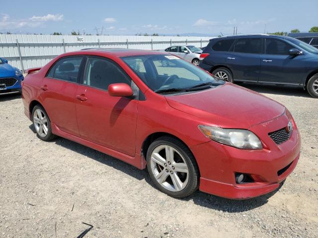 2T1BE4EE4AC045942 - 2010 TOYOTA COROLLA XRS RED photo 4