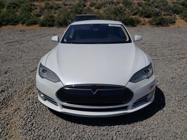 5YJSA1H11EFP32753 - 2014 TESLA MODEL S თეთრი ფოტო 5