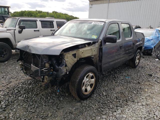 5FPYK1F21CB457456 - 2012 HONDA RIDGELINE RT GRAY photo 1