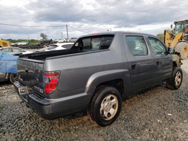 5FPYK1F21CB457456 - 2012 HONDA RIDGELINE RT GRAY photo 3