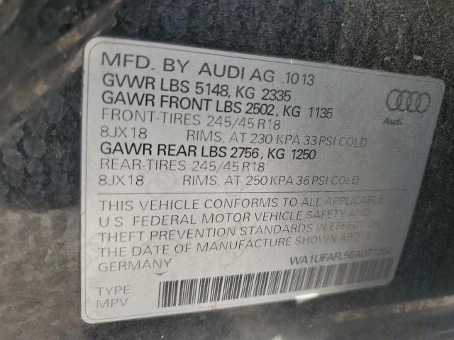 WA1UFAFL5EA071262 - 2014 AUDI A4 ALLROAD PREMIUM PLUS BLACK photo 13