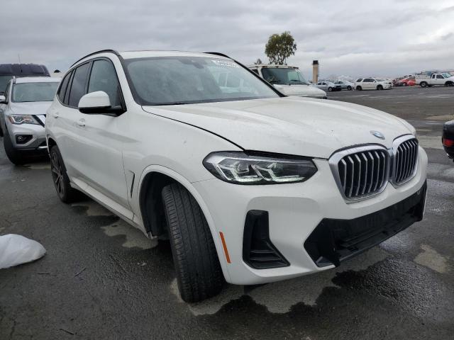 5UX53DP09N9L86400 - 2022 BMW X3 XDRIVE30I WHITE photo 4