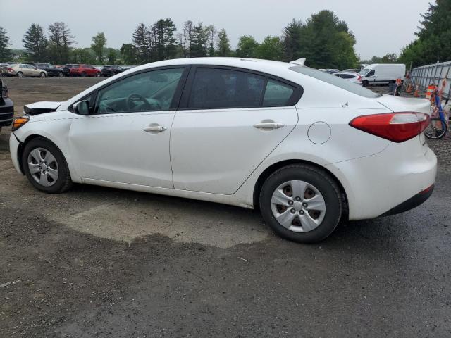 KNAFX4A60F5276719 - 2015 KIA FORTE LX WHITE photo 2