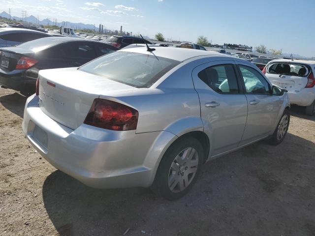 1C3CDZAB6CN252868 - 2012 DODGE AVENGER SE SILVER photo 3