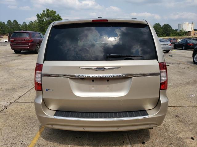 2C4RC1CG4DR767102 - 2013 CHRYSLER TOWN & COU TOURING L GOLD photo 6