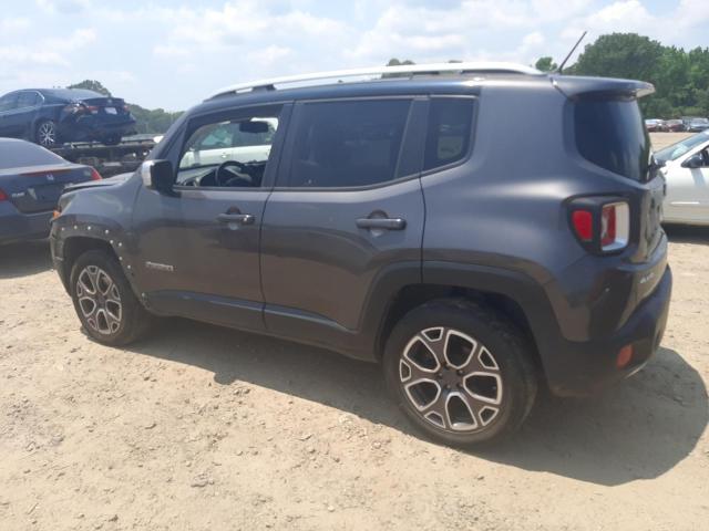 ZACCJBDB6HPE40389 - 2017 JEEP RENEGADE LIMITED GRAY photo 2