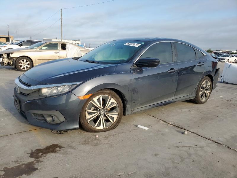19XFC1F72GE020165 - 2016 HONDA CIVIC EXL BLUE photo 1