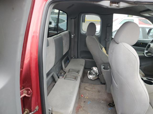 5TEUU42N76Z278716 - 2006 TOYOTA TACOMA ACCESS CAB წითელი ფოტო 10