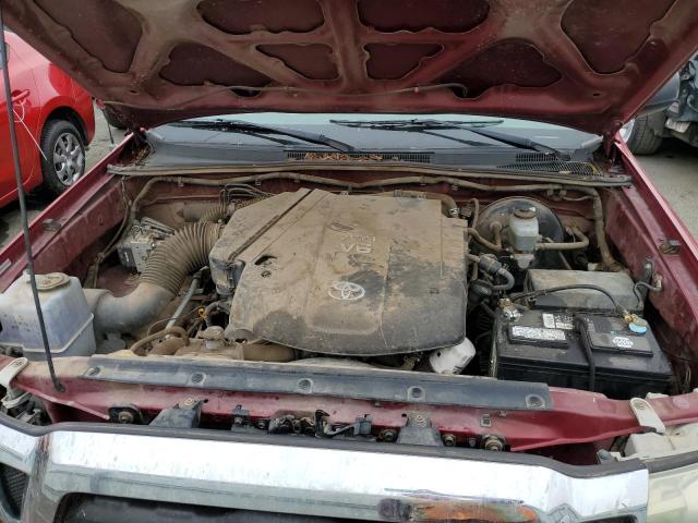5TEUU42N76Z278716 - 2006 TOYOTA TACOMA ACCESS CAB წითელი ფოტო 11