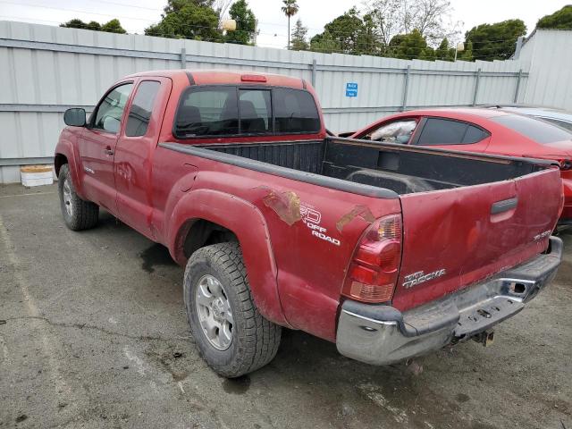 5TEUU42N76Z278716 - 2006 TOYOTA TACOMA ACCESS CAB წითელი ფოტო 2