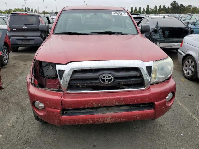 5TEUU42N76Z278716 - 2006 TOYOTA TACOMA ACCESS CAB წითელი ფოტო 5
