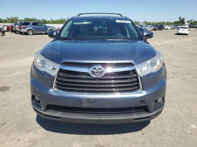 5TDJKRFH9FS153658 - 2015 TOYOTA HIGHLANDER XLE BLUE photo 5