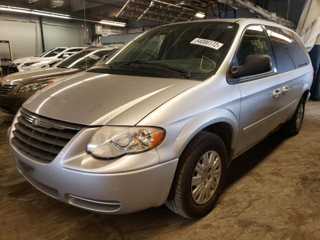 2A4GP44R87R282201 - 2007 CHRYSLER TOWN & COU LX GRAY photo 2