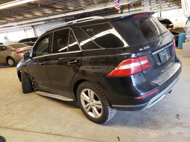 4JGDA5HB3FA605470 - 2015 MERCEDES-BENZ ML 350 4MATIC BLACK photo 2