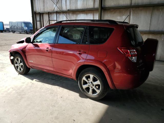 JTMYK4DV9AD003368 - 2010 TOYOTA RAV4 LIMITED RED photo 2