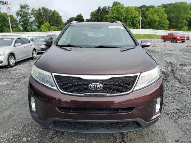 5XYKT4A69FG600304 - 2015 KIA SORENTO LX BURGUNDY photo 5