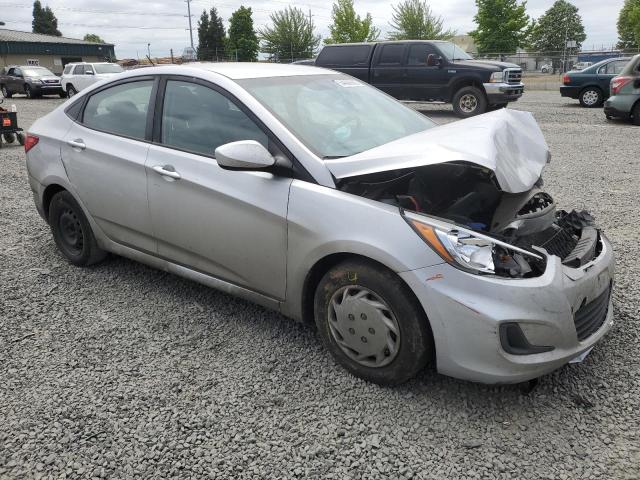 KMHCT4AE9HU318463 - 2017 HYUNDAI ACCENT SE SILVER photo 4