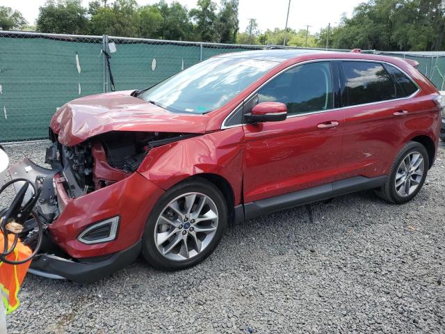 2FMPK3K89JBC10024 - 2018 FORD EDGE TITANIUM RED photo 1