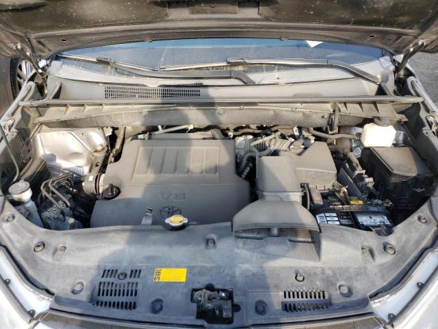 5TDJKRFH4FS147900 - 2015 TOYOTA HIGHLANDER XLE BLACK photo 12