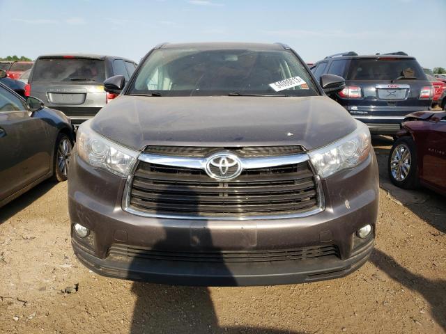 5TDJKRFH4FS147900 - 2015 TOYOTA HIGHLANDER XLE BLACK photo 5