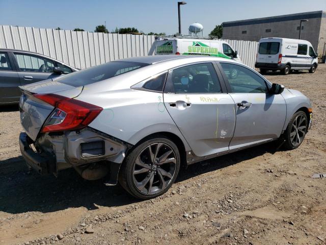 2HGFC2F8XKH584739 - 2019 HONDA CIVIC SPORT 灰色 照片 3