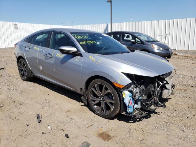 2HGFC2F8XKH584739 - 2019 HONDA CIVIC SPORT 灰色 照片 4