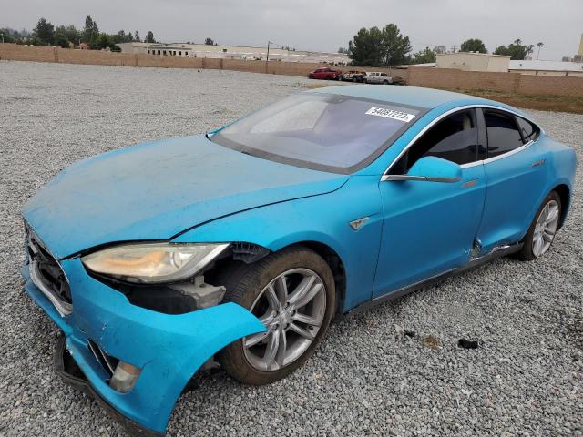 5YJSA1CN4DFP08083 - 2013 TESLA MODEL S Կապույտ լուսանկար 1